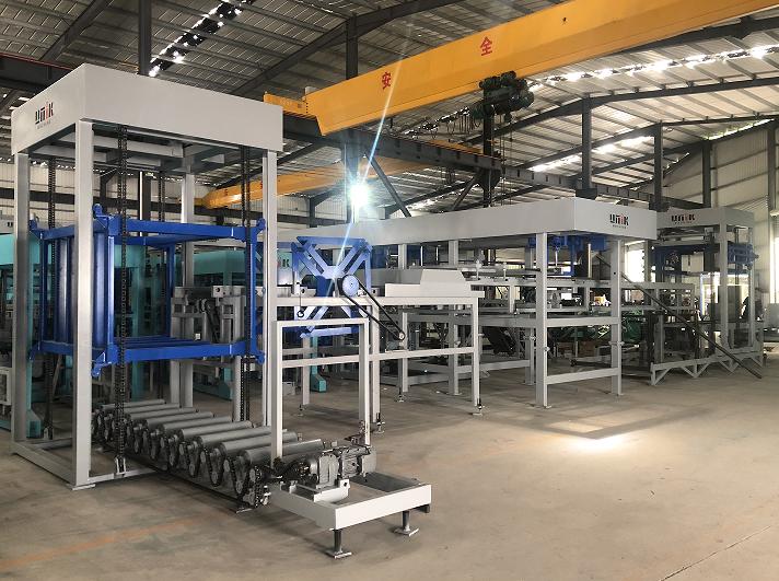 Automatic Concrete Block Stacking Machine