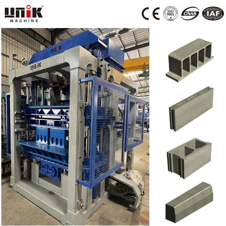 Semi Automatic Cement Hollow Block Machine